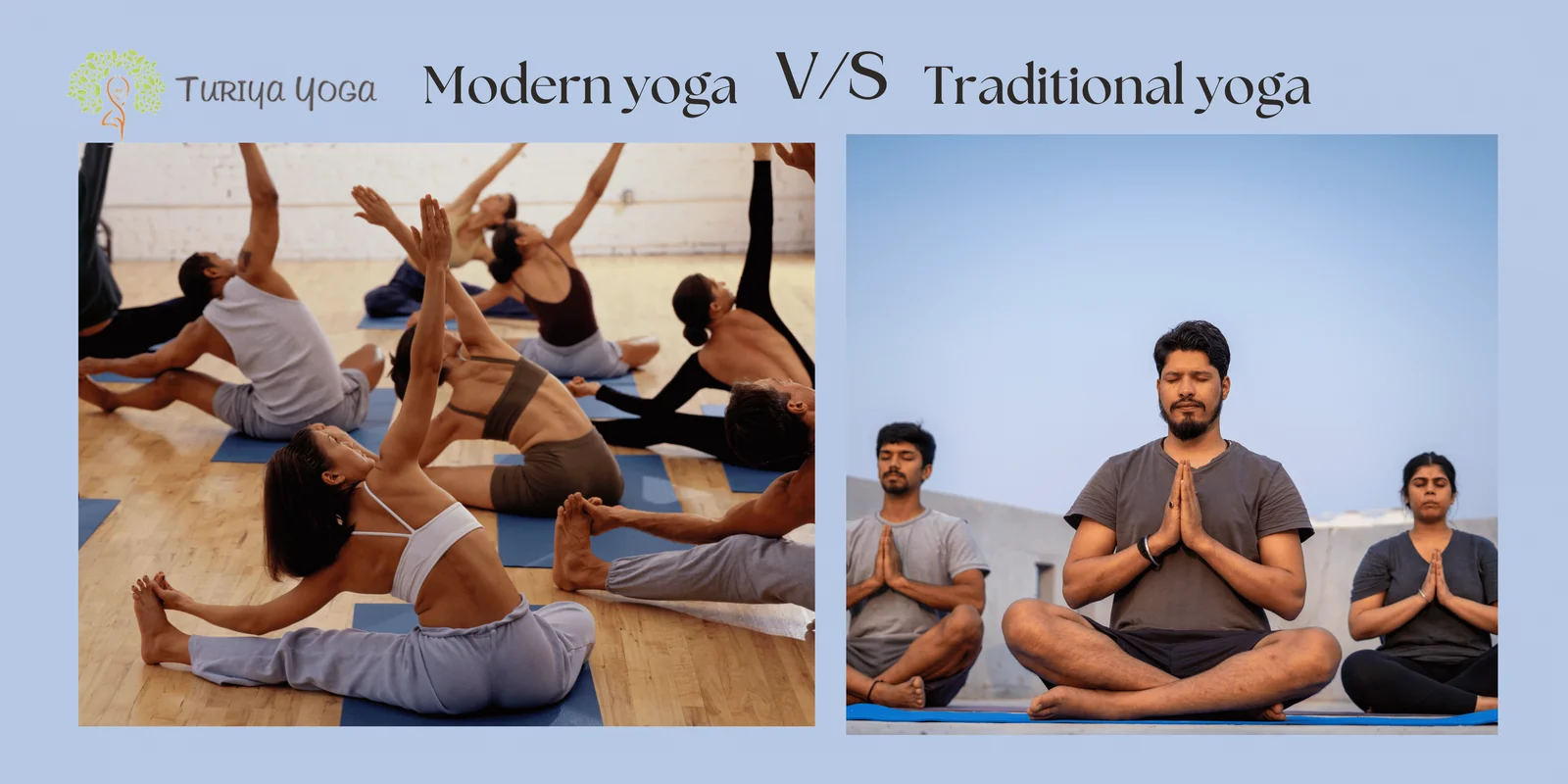 Blog image for Traditionelles Yoga vs. modernes Yoga – Die Unterschiede verstehen